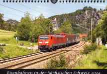 Mario Dittrich 202401 - Eisenbahn Kalender 2024 - Eisenbahn in der Sächsichen Schweiz - DIN A4 quer